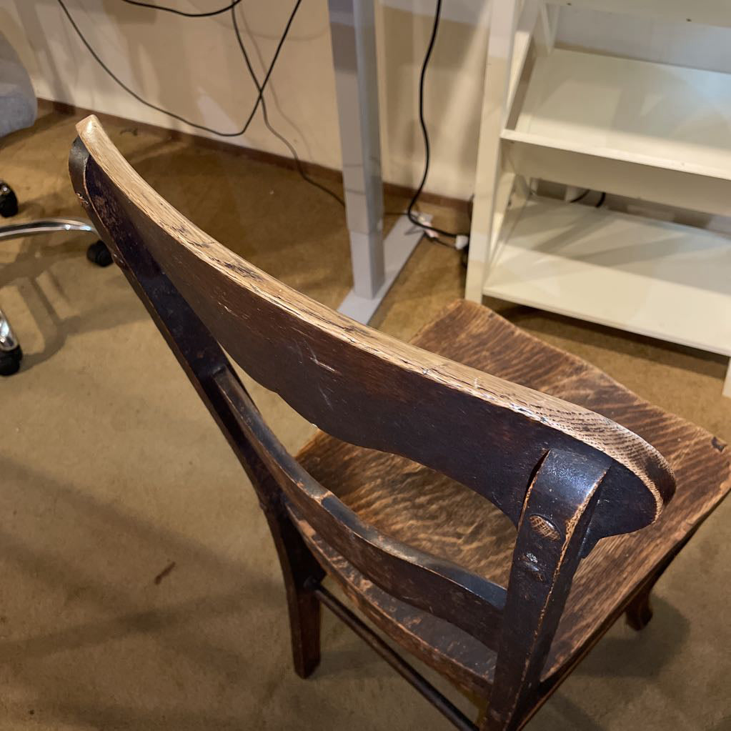 Rustic Oak Chair