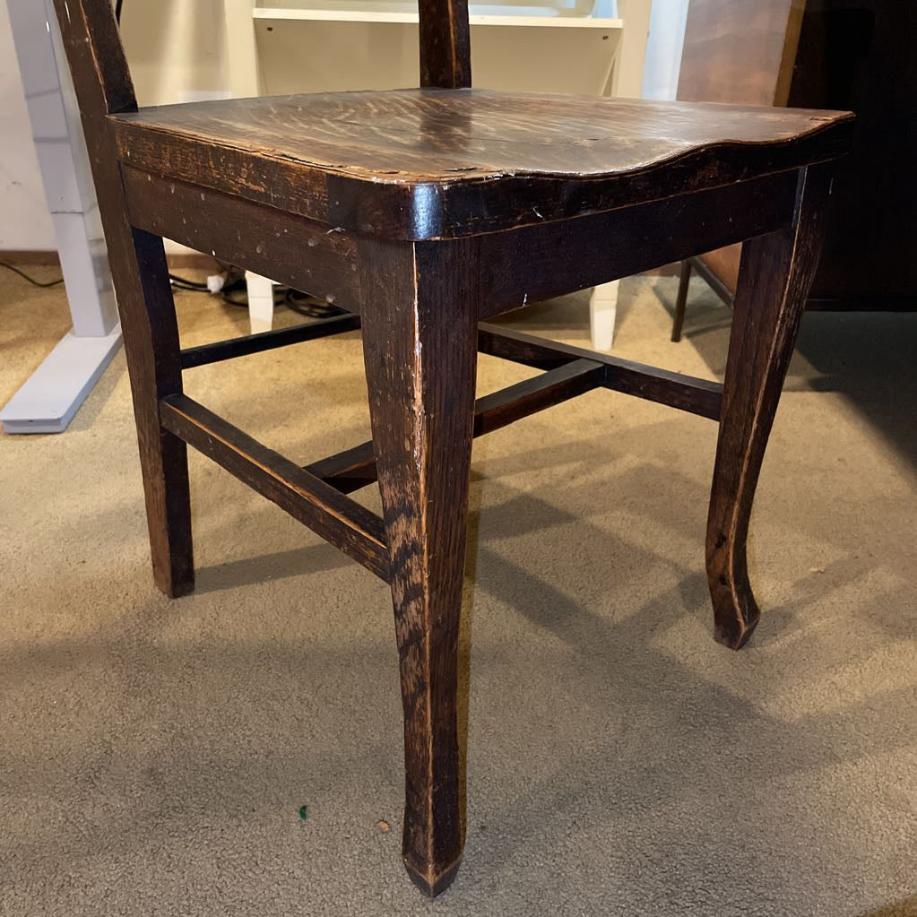 Rustic Oak Chair