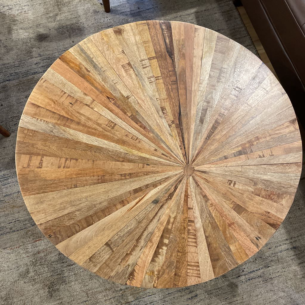 Wood Drum Coffee Table C COFFEE TABLES