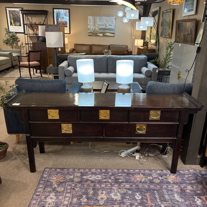 Ming Style Dark Wood Console Table C CONSOLE TABLES