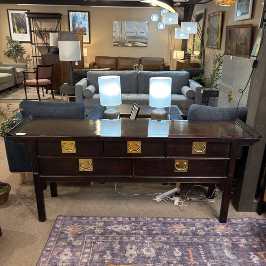 Ming Style Dark Wood Console Table C CONSOLE TABLES