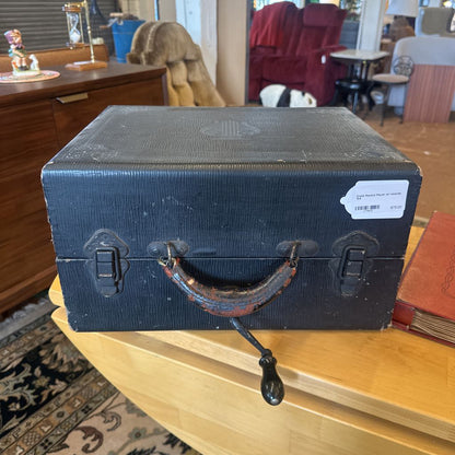 Crank Record Player w/ records UNIQUE FINDS