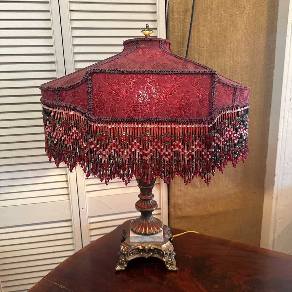 Victorian Fringed Lamp LAMPS
