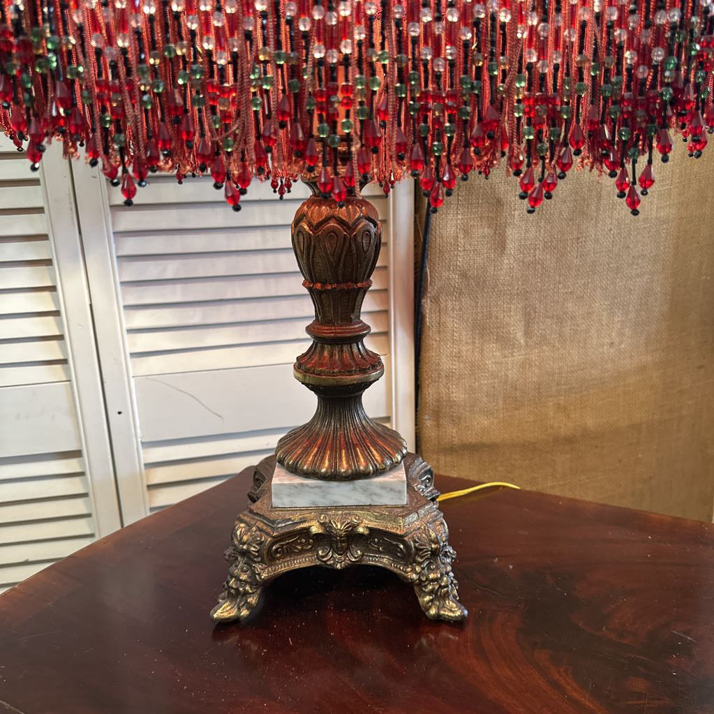 Victorian Fringed Lamp LAMPS