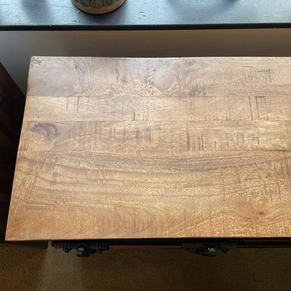 Rustic Sliding Door Wood Media Console