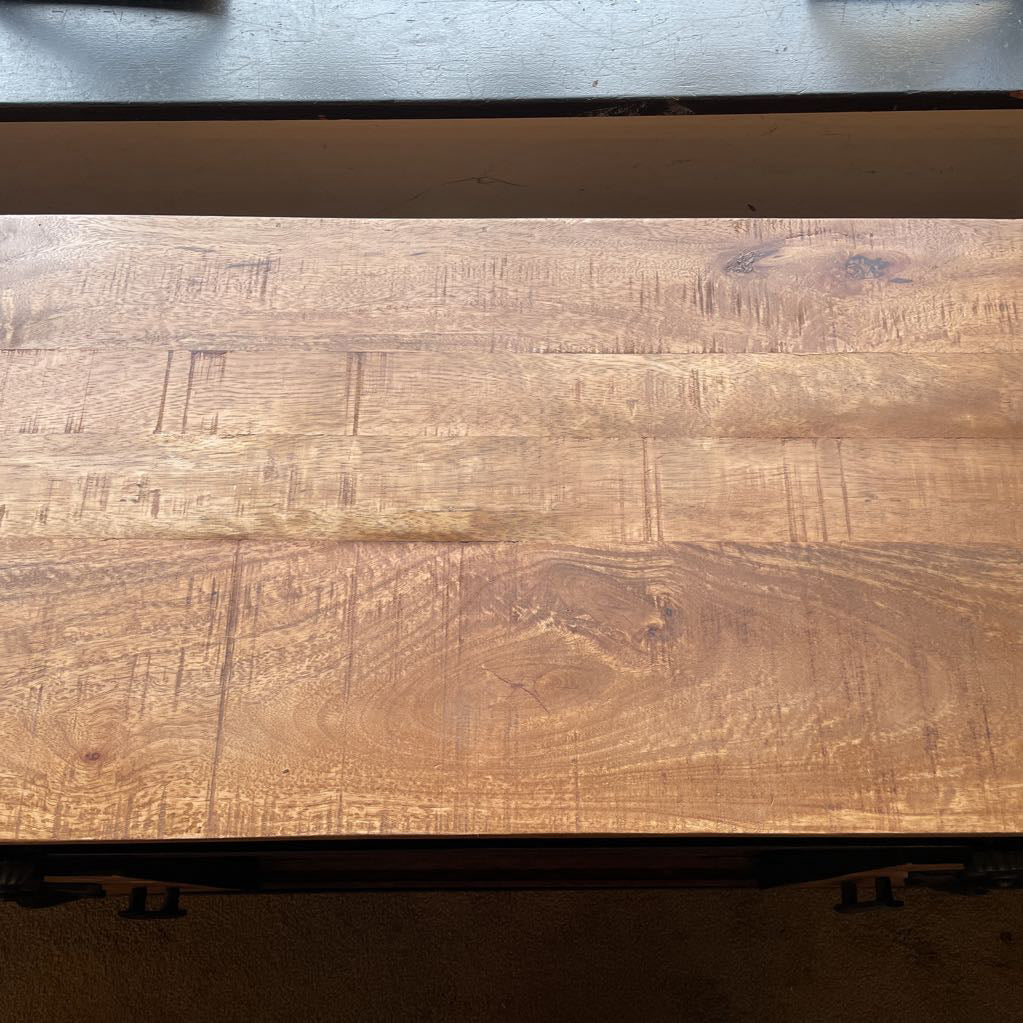 Rustic Sliding Door Wood Media Console