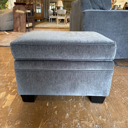 Biltwell Grey Chenille Accent Chair And Ottoman U ACCENT CHAIRS