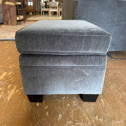 Biltwell Grey Chenille Accent Chair And Ottoman U ACCENT CHAIRS