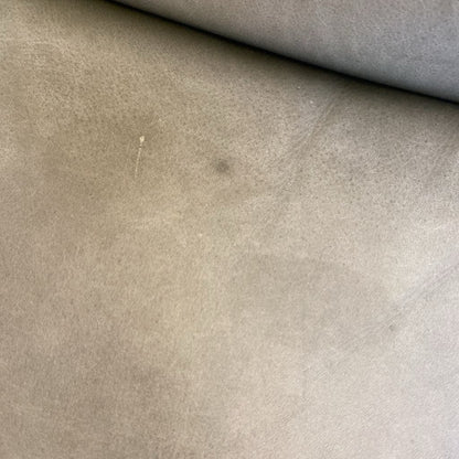 Sage Leather Metallic Scroll Armchair (AS IS)