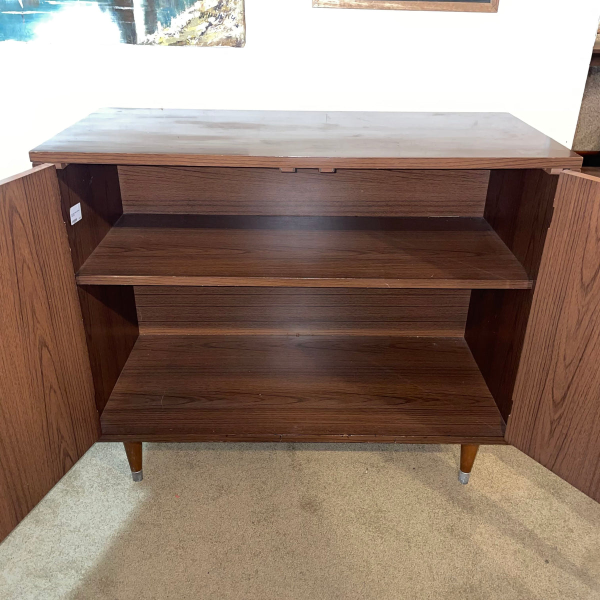MC 2 Door Cabinet with Brown Veneer C CABINETS