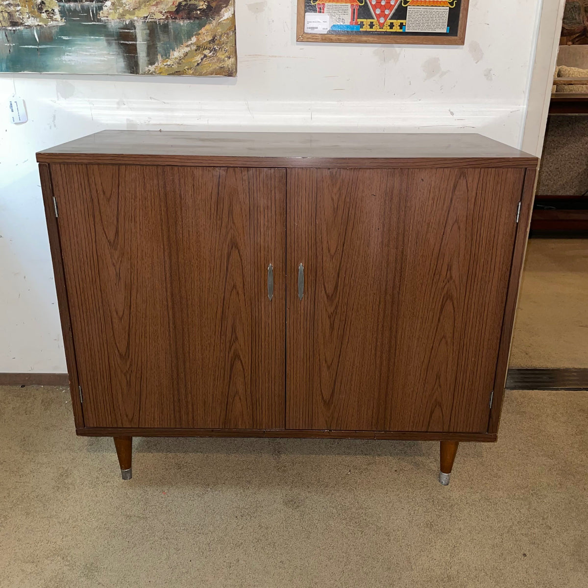 MC 2 Door Cabinet with Brown Veneer C CABINETS