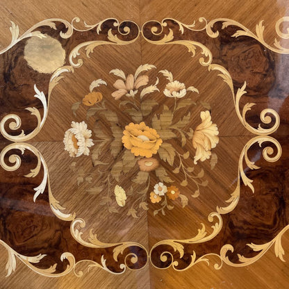 Italian Inlay Tea Cart UNIQUE FINDS