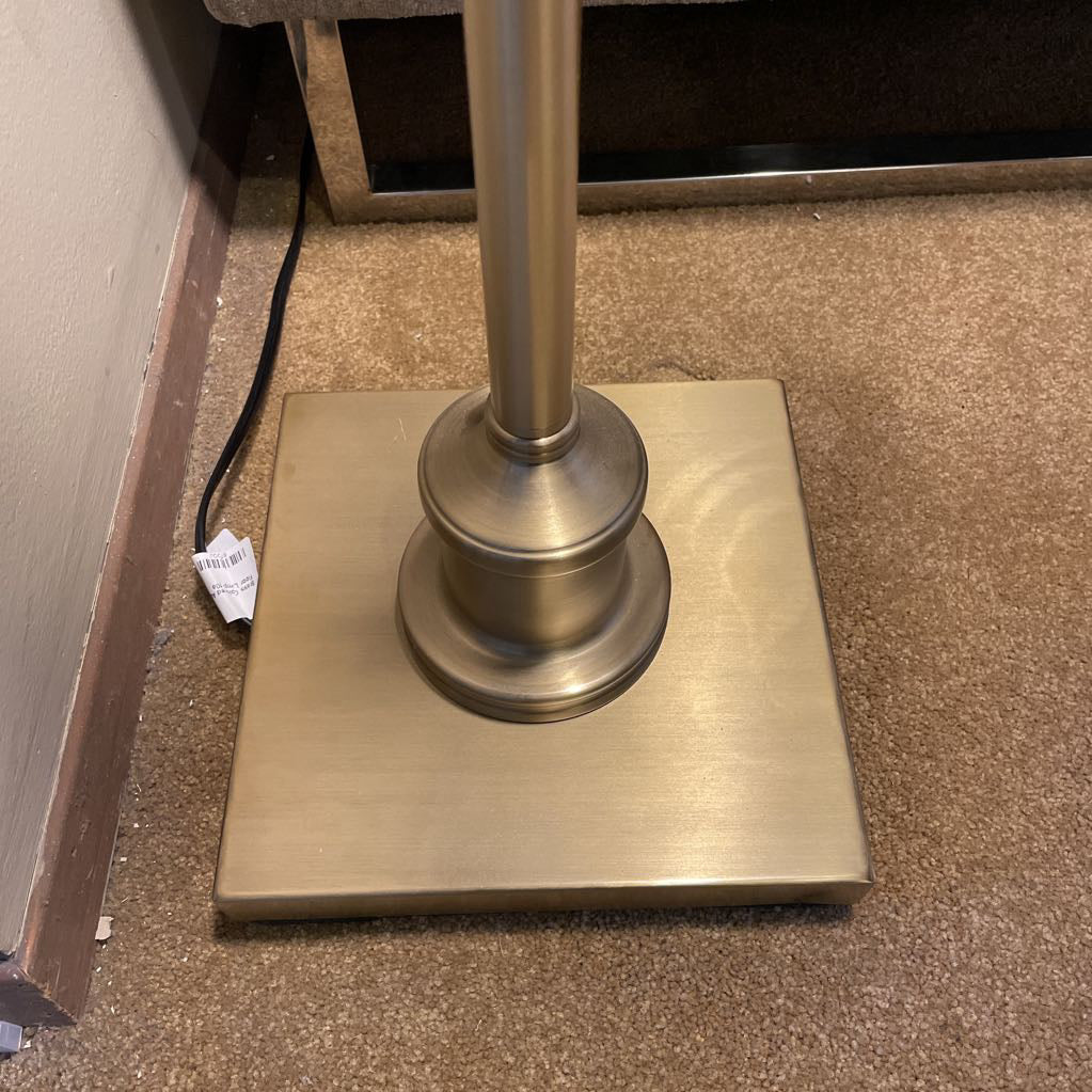 Brass Colored Adjustable Task Floor Lamp LAMPS