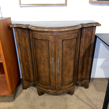 Traditional Style 2 Door Curved Front Entry Cabinet C CABINETS