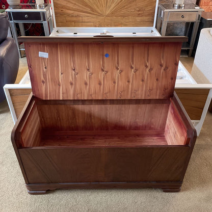 Walnut Deco Waterfall Chest C TRUNKS
