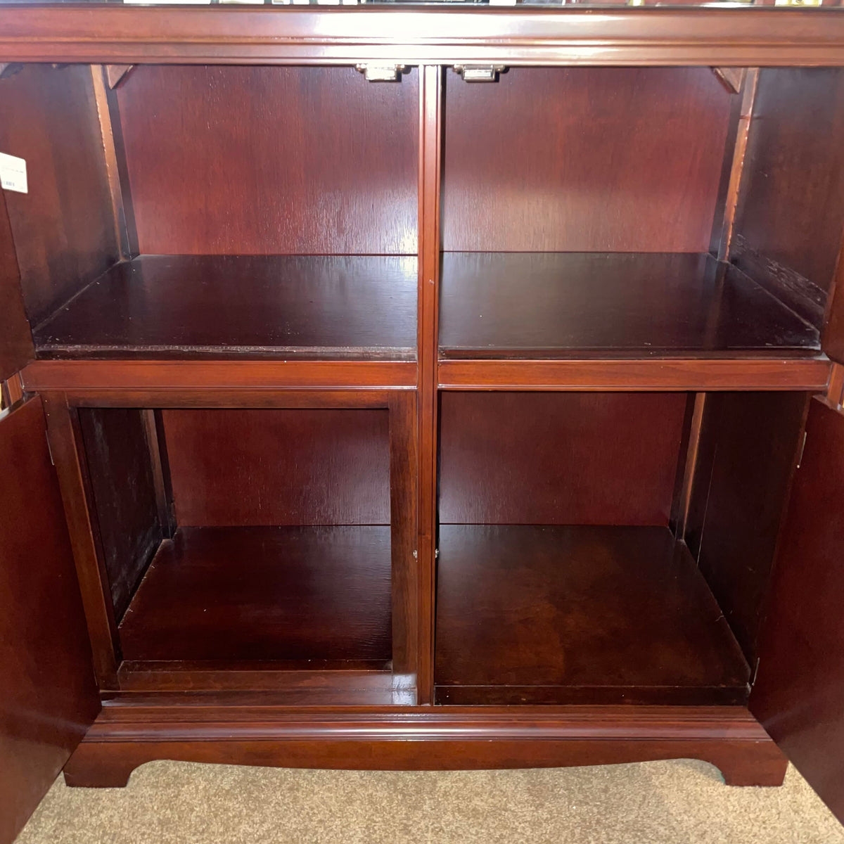 Dark Wood 4 Door Cube Cabinet C CABINETS