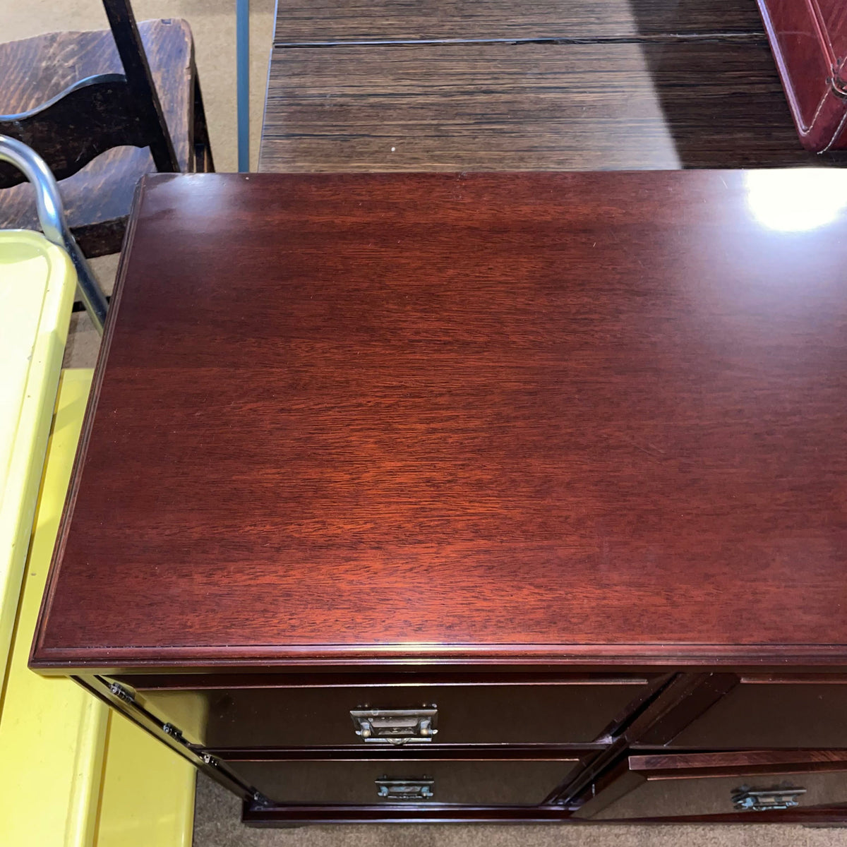 Dark Wood 4 Door Cube Cabinet C CABINETS