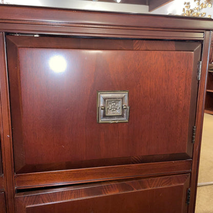 Dark Wood 4 Door Cube Cabinet C CABINETS