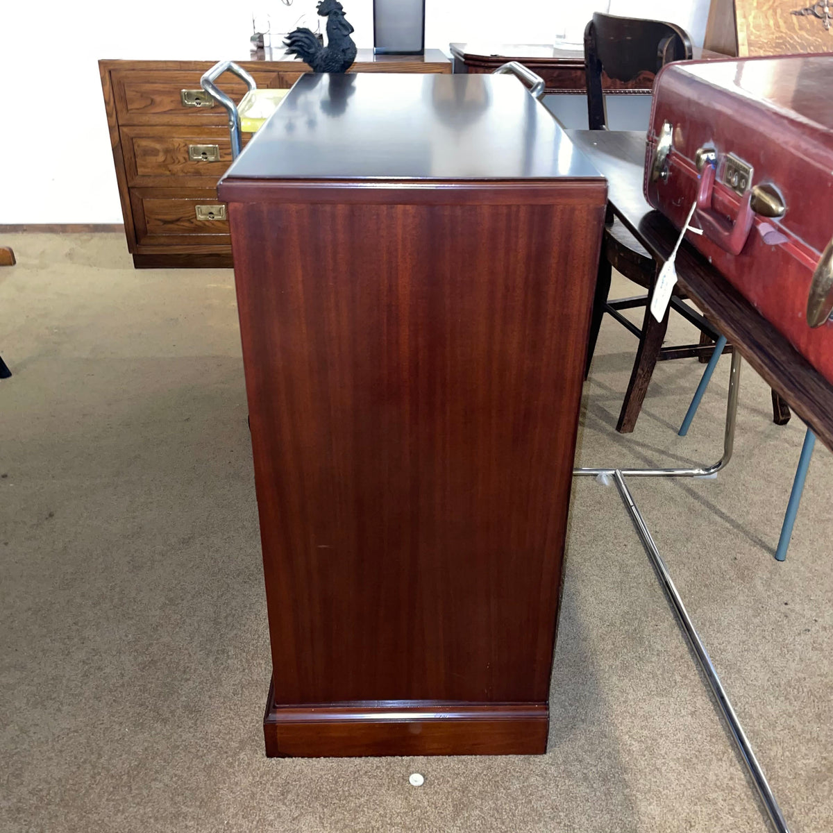 Dark Wood 4 Door Cube Cabinet C CABINETS
