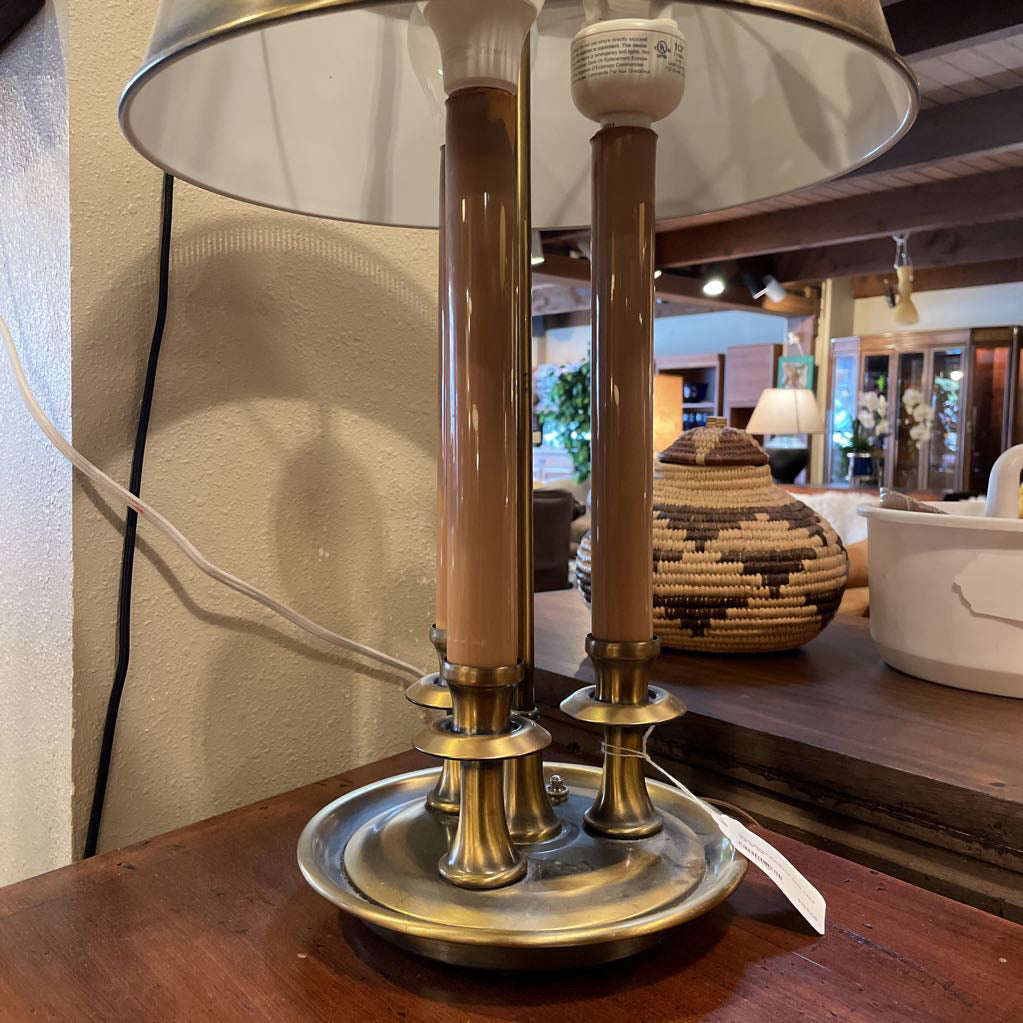 MCM Brass Bouillotte Desk Lamp AS IS LAMPS