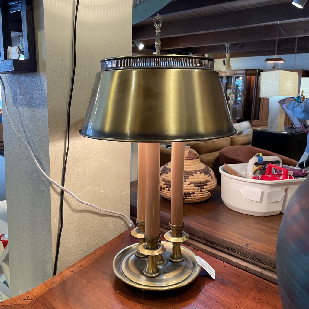 MCM Brass Bouillotte Desk Lamp AS IS LAMPS