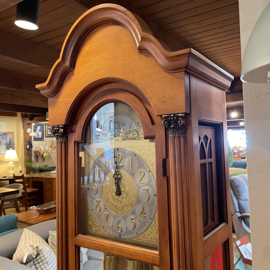 Colonial Celestial Grandfather Clock UNIQUE FINDS
