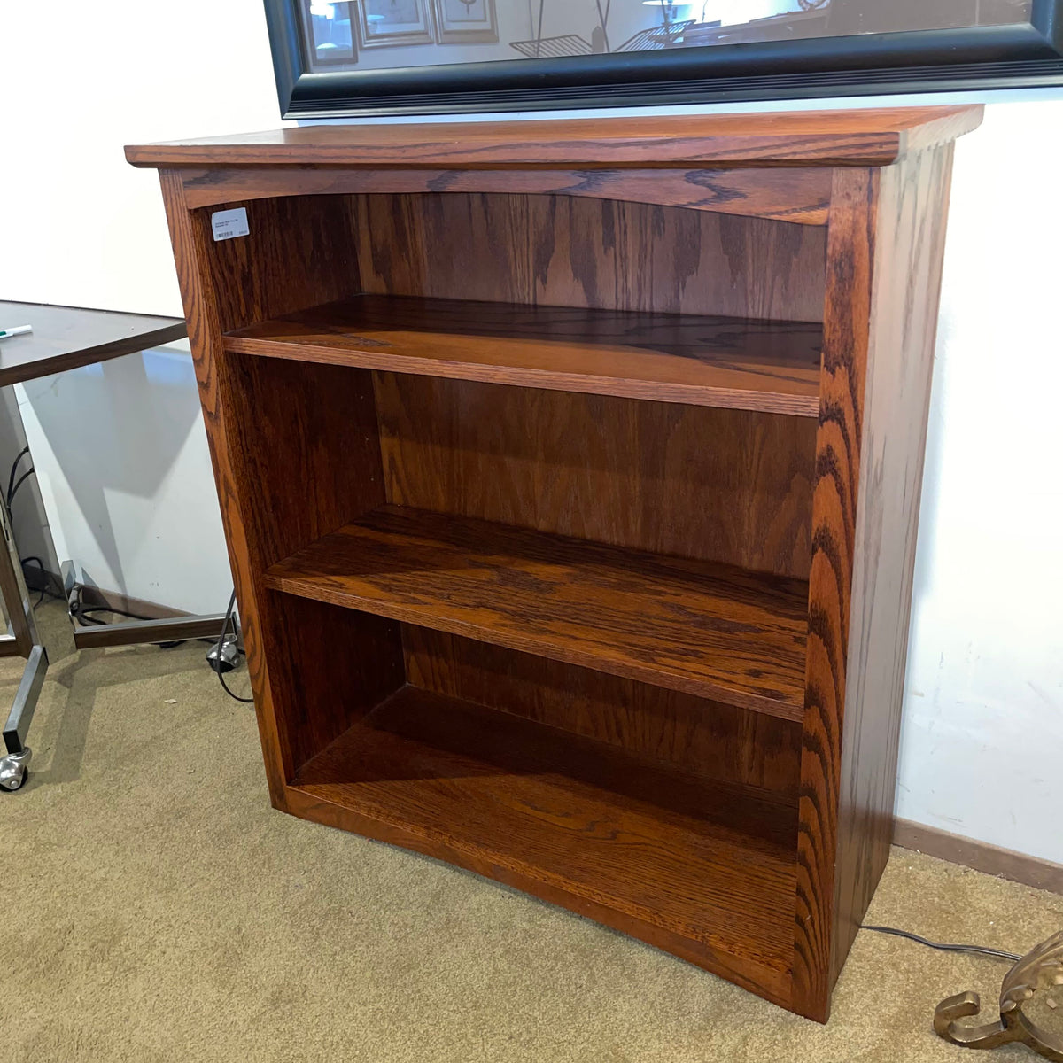 Craftsman Style Two Tier Bookshelf C BOOKSHELVES