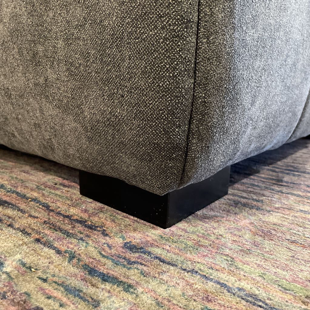 Charcoal Tufted RAF Sectional U SECTIONALS RAF