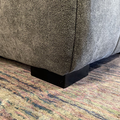 Charcoal Tufted RAF Sectional U SECTIONALS RAF