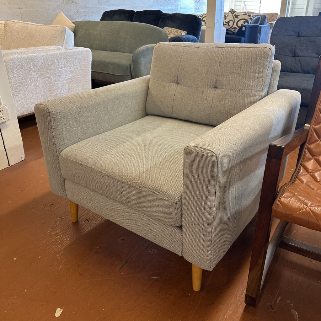 The Nomad Armchair in Crushed Gravel