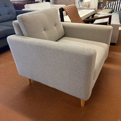 The Nomad Armchair in Crushed Gravel
