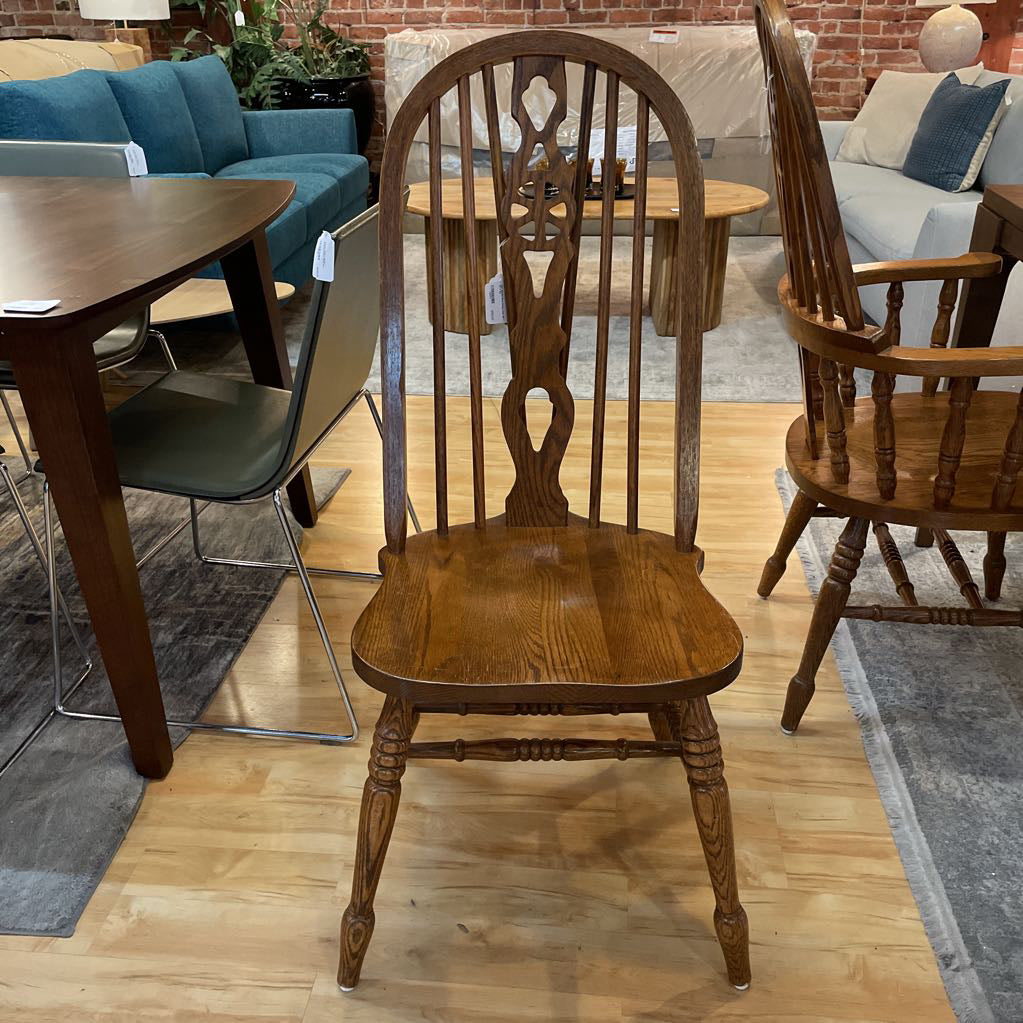 Oak Spindle Back Dining Chair SET OF 6 C DINING CHAIRS