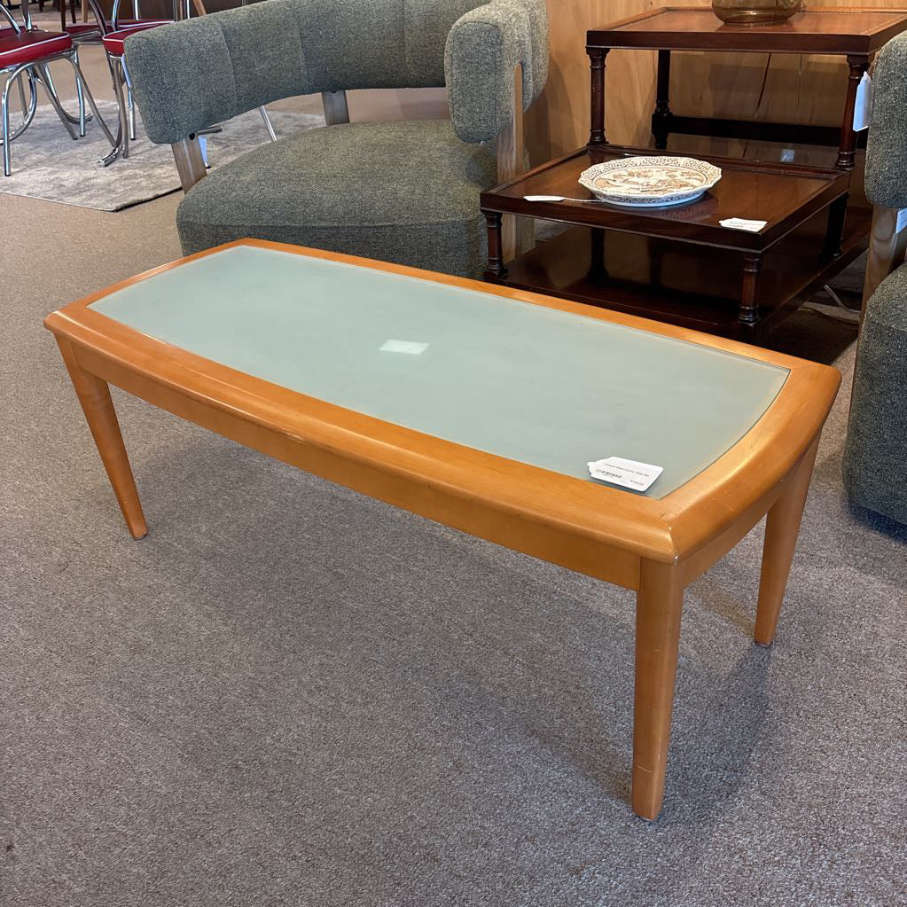 Frosted Glass Coffee Table