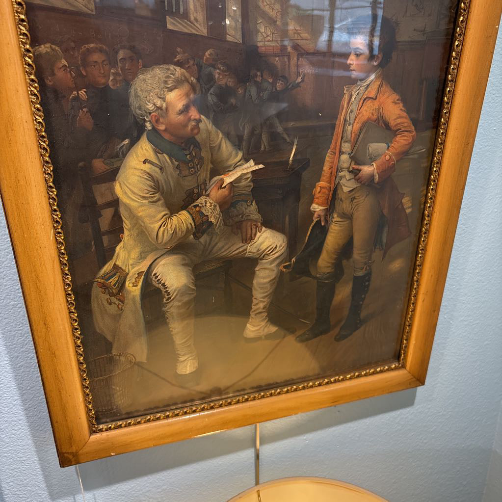Vintage Colonial Scene Print ART