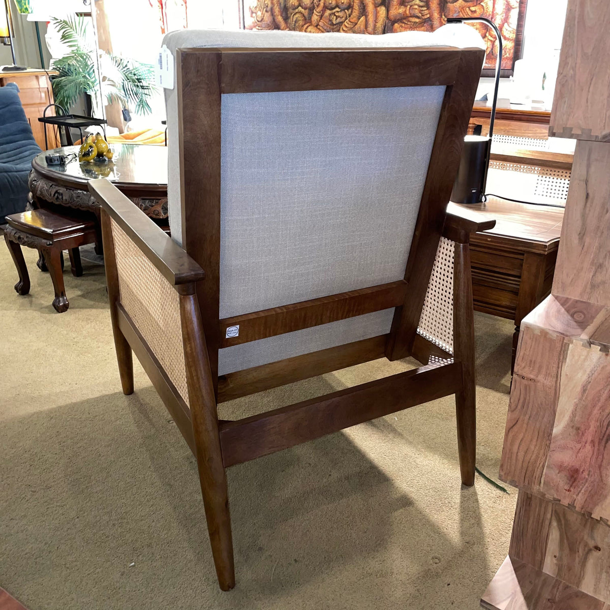 Cane Accent Chair U ACCENT CHAIRS