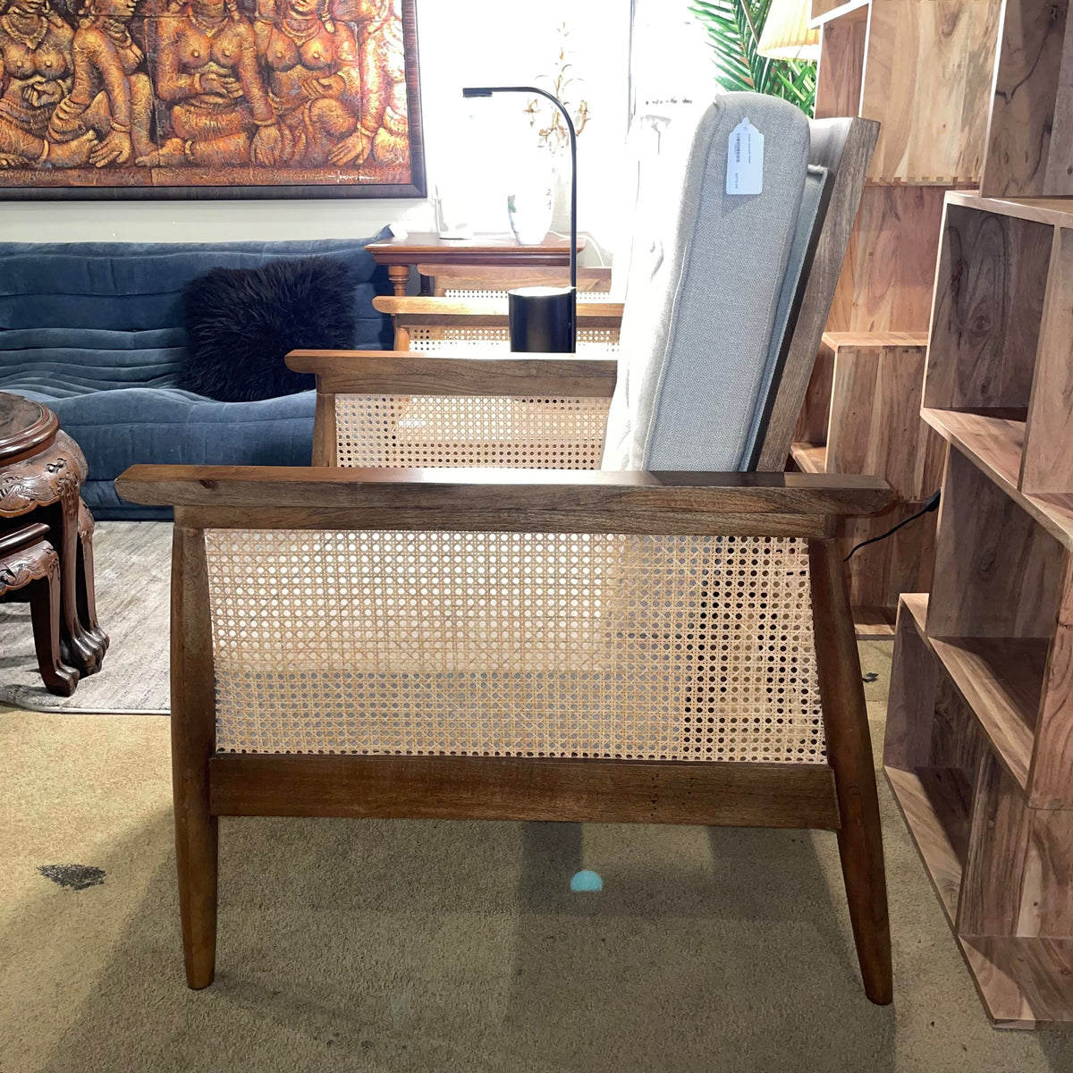 Cane Accent Chair U ACCENT CHAIRS