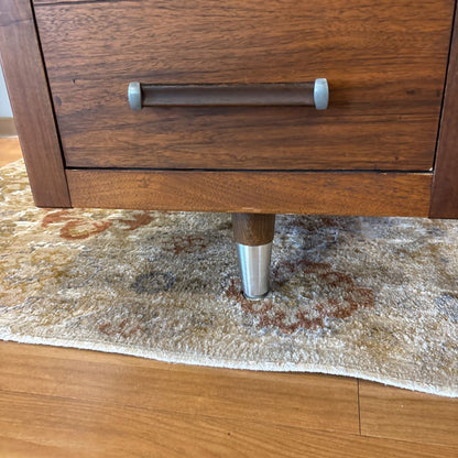 Vintage MCM 6 Drawer Executive Desk