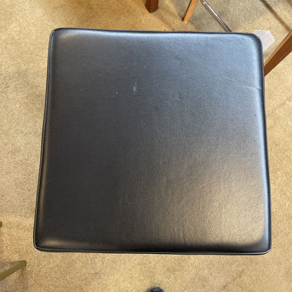 Room & Board Black Seat Brass Finish Stool C STOOLS