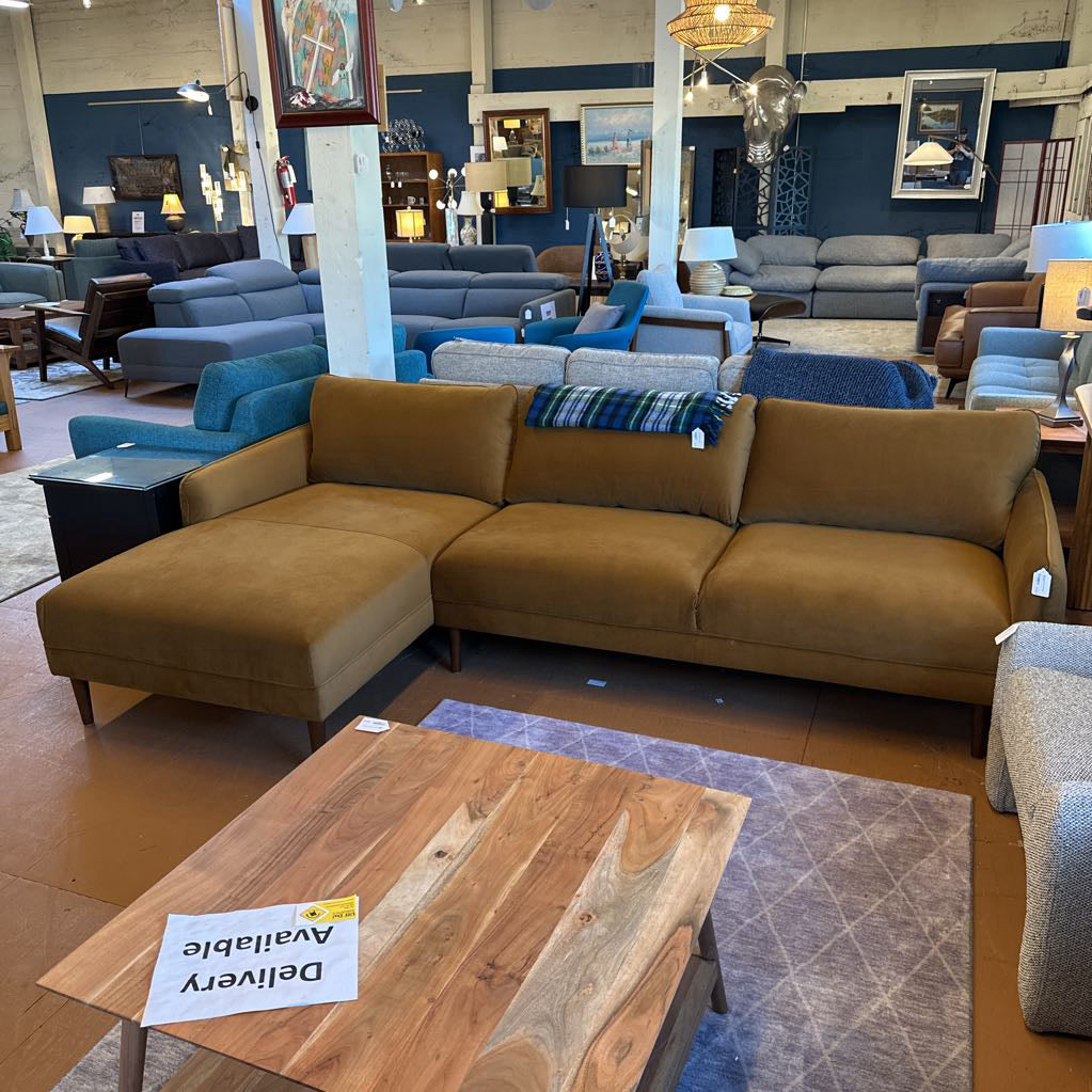 Egersund Ochre LAF Chaise Sectional