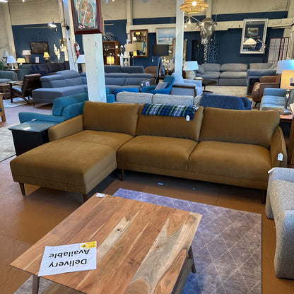 Egersund Ochre LAF Chaise Sectional