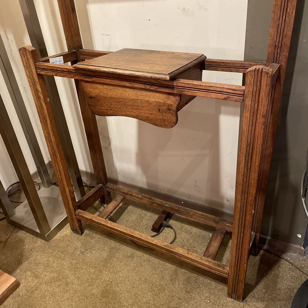Vintage Hall Tree w/ Mirrors and Tile