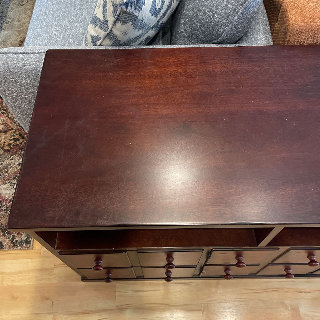 Pottery Barn Multi Faux Drawer Media Console