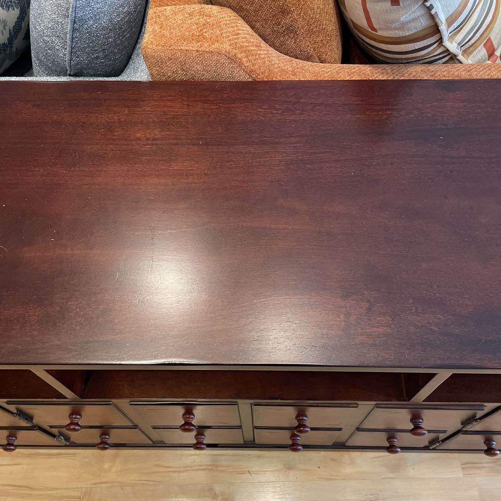 Pottery Barn Multi Faux Drawer Media Console