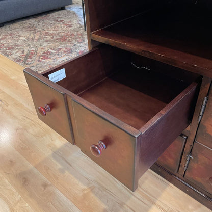 Pottery Barn Multi Faux Drawer Media Console