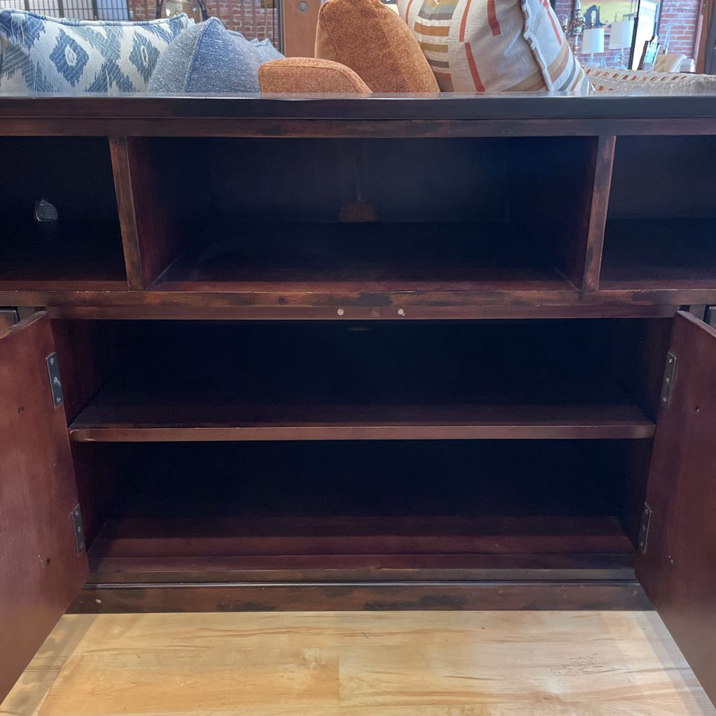 Pottery Barn Multi Faux Drawer Media Console