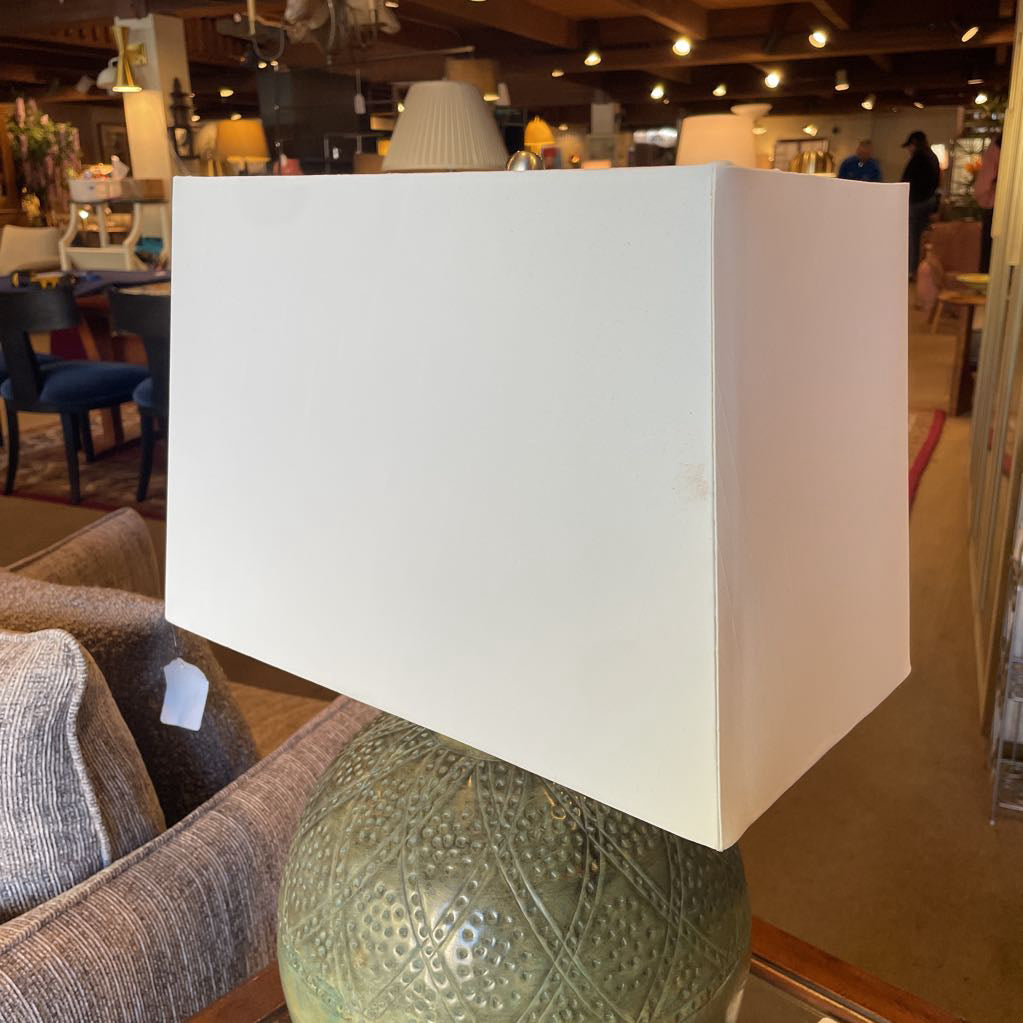 Hammered Metal Ball Lamp LAMPS