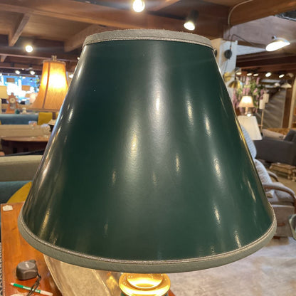 Brass & Green HEAVY Lamp LAMPS