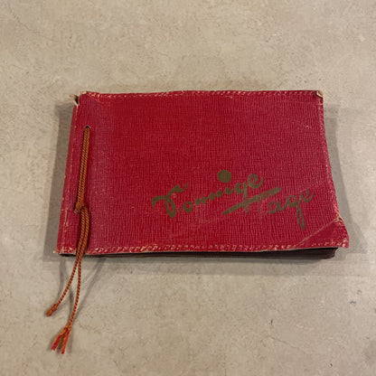 Small Album(RED COVERS)of Old German Relatives Featuring Stern Old Grandfather Kurt!