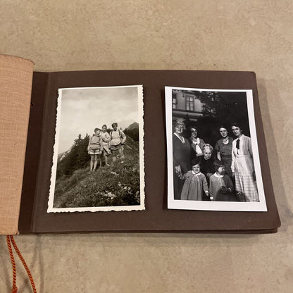 Small Album(RED COVERS)of Old German Relatives Featuring Stern Old Grandfather Kurt!