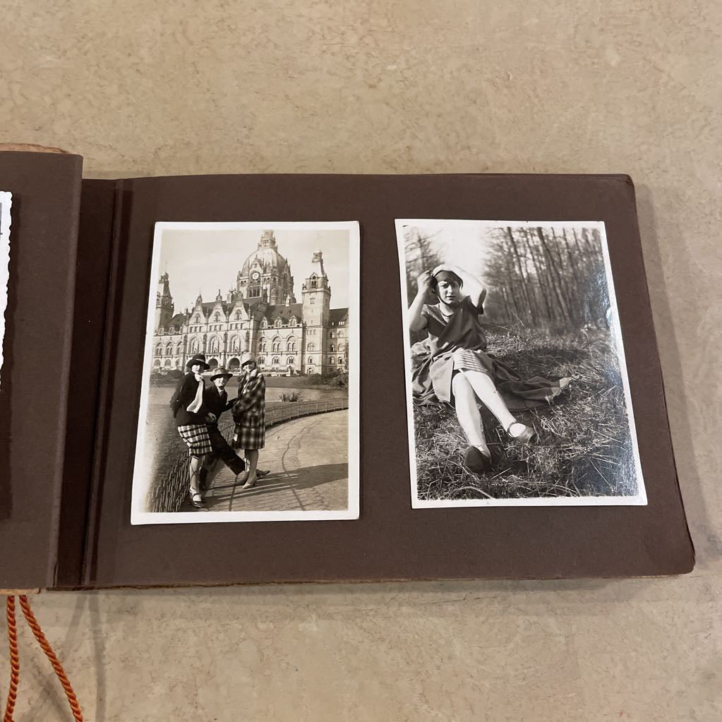 Small Album(RED COVERS)of Old German Relatives Featuring Stern Old Grandfather Kurt!